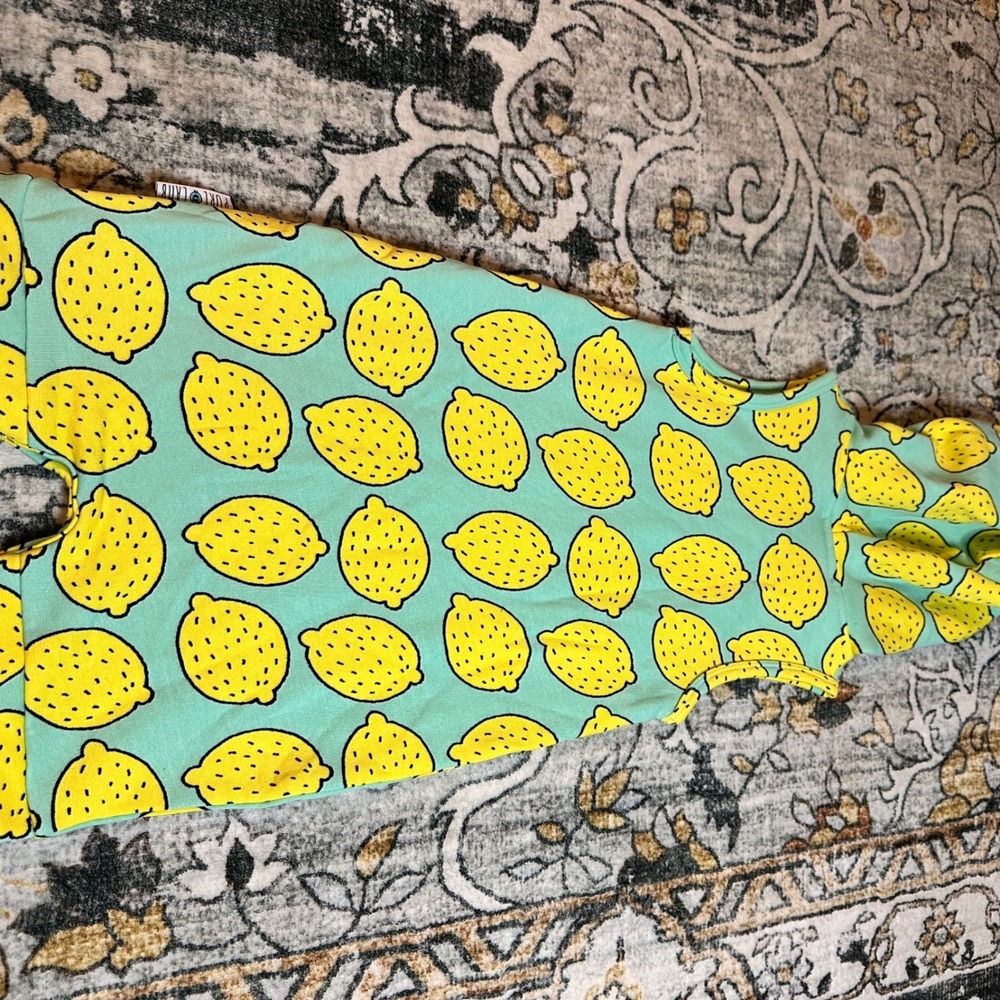 Purl Lamb Lemon Print Hooded Romper 4/5T Toddler Boys Girls Unisex Outfit - Picture 9 of 9